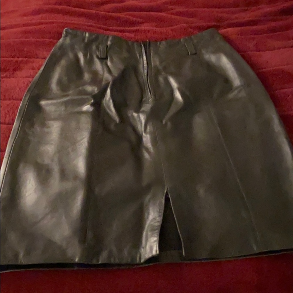Leather Skirt